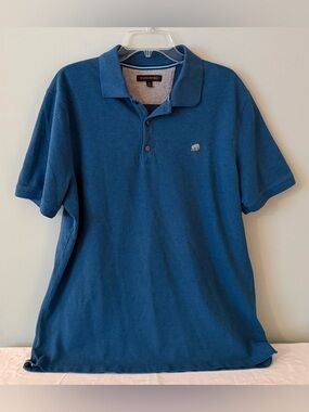 Banana Republic Men's Ocean Blue Short Sleeved Polo Shirt, XL ~ Gently-Used